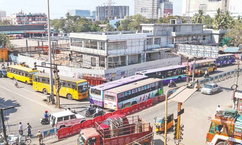 A flyover to be come up at the Ambattur Estate depot junction(Hemanathan M)