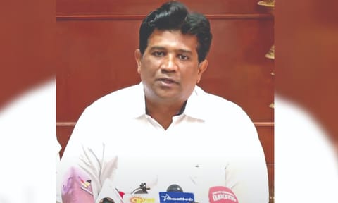 DMK medical wing secretary and Thousand Lights MLA Dr Ezhilan Naganathan&nbsp;