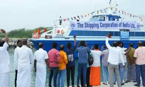 Ferry service resumes from Nagapattinam to Sri Lanka after two months&nbsp;