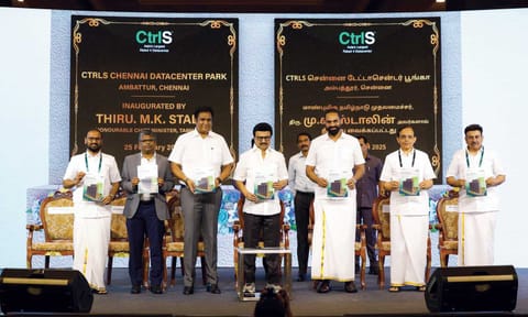 &nbsp;CM MK Stalin Inaugurates CtrlS Datacenters