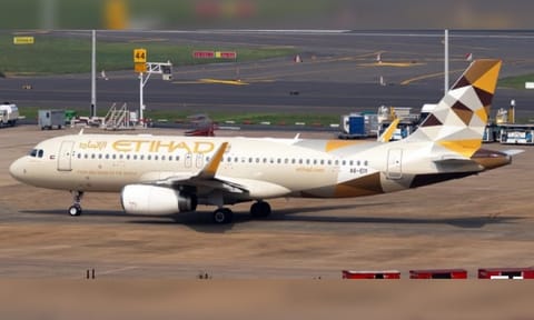 Etihad Airways flight&nbsp;