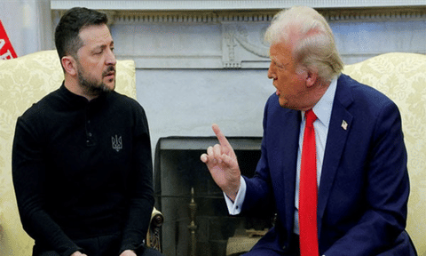 US President Donald Trump and Ukrainian President Volodymyr Zelenskyy&nbsp;