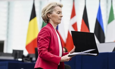 European Commission president Ursula von der Leyen (AP)