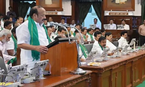 TN Agriculture Minister MRK Panneerslvam