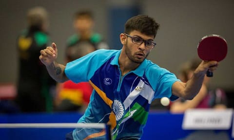 &nbsp;Manush Shah during a National Championship event