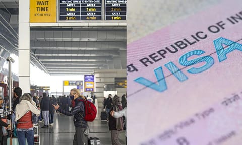 Fliers at Delhi's Indira Gandhi International Airport (PTI File Photo): Visa (File Photo)