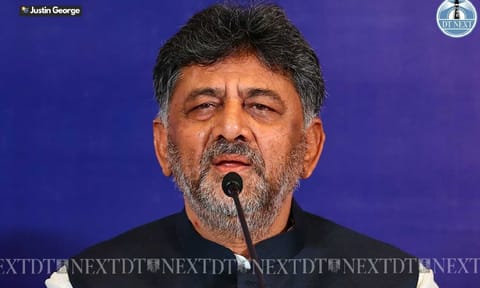 Karnataka Deputy Chief Minister DK Shivakumar (Photo credit: Justin George)