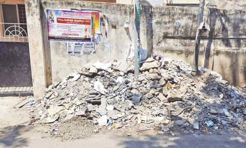 Construction waste is often dumped on Demonte Road&nbsp;