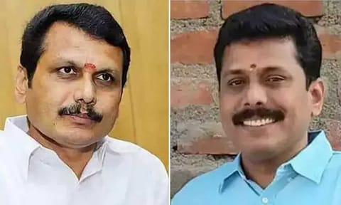 &nbsp;(L-R) V Senthilbalaji; Ashok Kumar (Daily Thanthi)