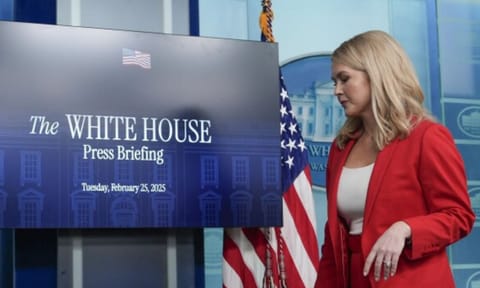 White House press secretary Karoline Leavitt&nbsp;