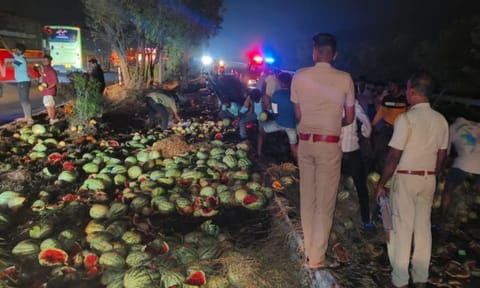 Visual from the accident spot