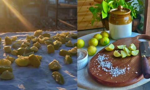 &nbsp;Pickle making on ECR at Hibiscus Cafe