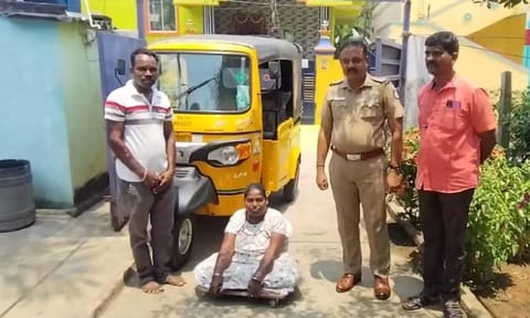 Police, volunteers offer auto to PwD woman to turn away from illicit liquor trade
