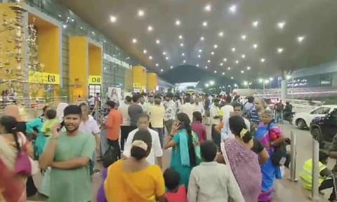 A view of Chennai airport