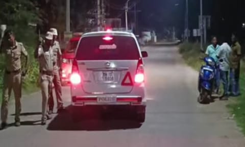Visual from the spot (Thanthi TV)