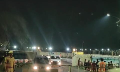 Union Minister Amit Shah arrives at Chennai airport&nbsp;