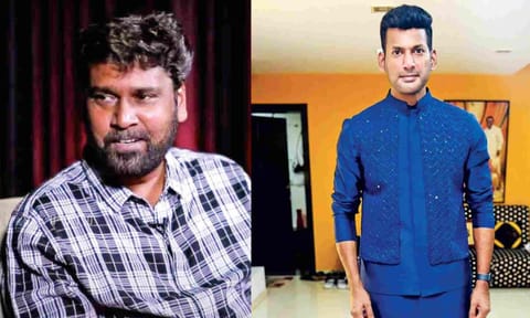 Filmmaker Ravi Arasu; actor Vishal&nbsp;