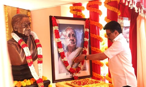 TN CM, Stalin inaugurates Dr V Shanta Memorial Hall at Cancer Institute, Adyar (X)