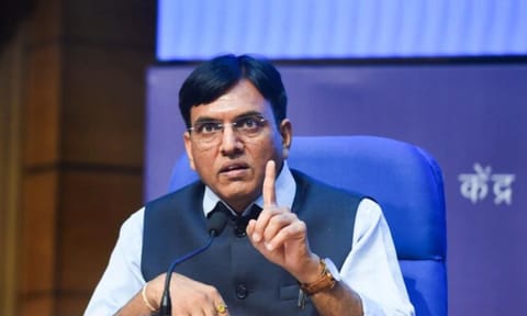 Sports Minister Mansukh Mandaviya (PTI)