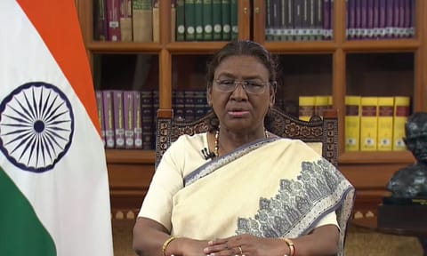 President Droupadi Murmu (PTI)
