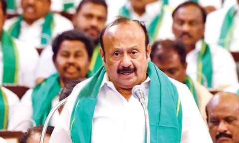 Tamil Nadu Agriculture Minister MRK Panneerselvam&nbsp;