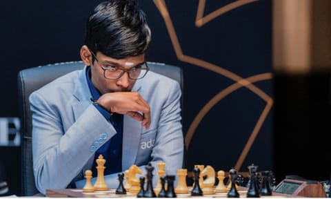 Indian Grandmaster R Praggnanandhaa (PTI)