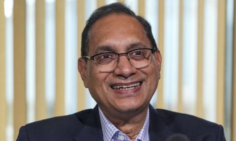 SEBI Chairman Tuhin Kanta Pandey during a special interview with PTI, in Mumbai, Tuesday, April 29, 2025 (PTI)&nbsp;