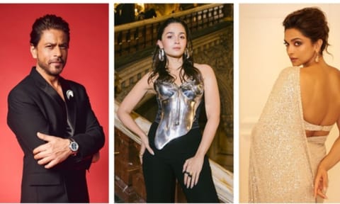 Shah Rukh Khan, Alia Bhatt, Deepika Padukone (PTI)