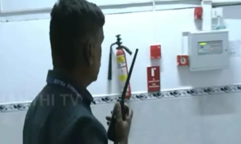 False fire alarm triggers panic at Chennai Secretariat (Thanthi TV)&nbsp;