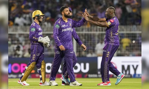 Kolkata Knight Riders' Varun Chakravarthy 