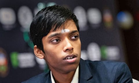 Indian Grandmaster R Praggnanandhaa (PTI)