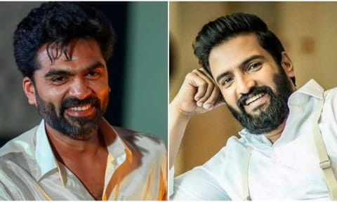 Silambarasan TR and Santhanam (IANS)&nbsp;
