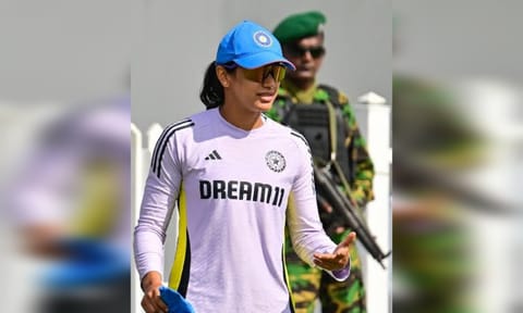 Smriti Mandhana during the Tri-Nation series&nbsp;