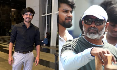 (L-R)&nbsp; Raj Tarun; Director Vijay Milton