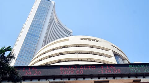 Bombay Stock Exchange (BSE), in Mumbai