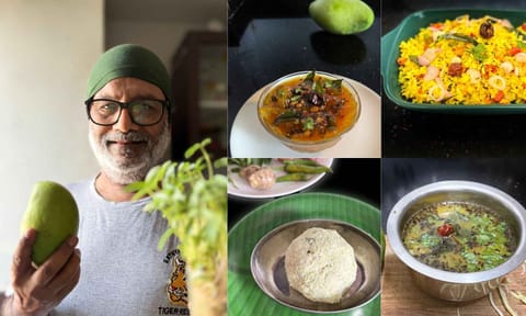 Senguttuvan S and his recipes with raw mango&nbsp;