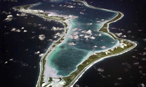 Ariel view of Diego Garcia (AP)&nbsp;