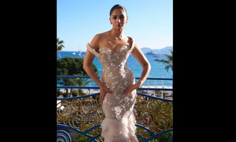 &nbsp;Actress Alia Bhatt in Cannes 2025