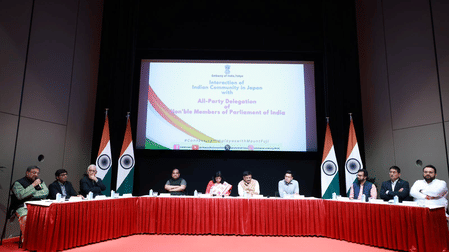 Indian delegation in Japan&nbsp;