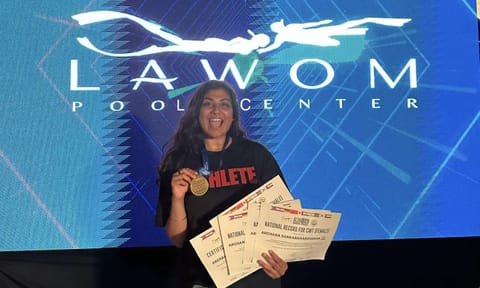 Archana Sankara Narayanan with the medal&nbsp;&nbsp;