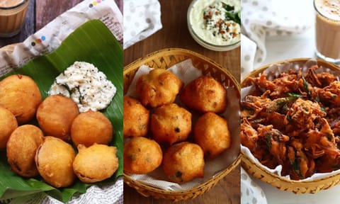 Onion Bajji, Mysore Bonda, Onion Pakoda&nbsp;