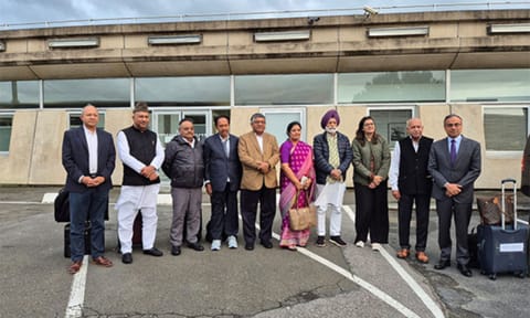 Ravi Shankar Prasad arrives in France (ANI)