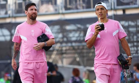 &nbsp;Lionel Messi and Luis Suarez arrive for Inter Miami matchday&nbsp;