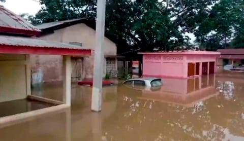 Flood situation in Assam