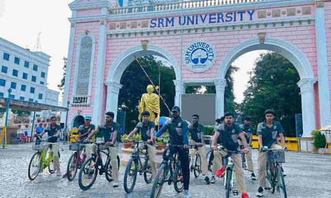 SRM IST marks World Bicycle Day