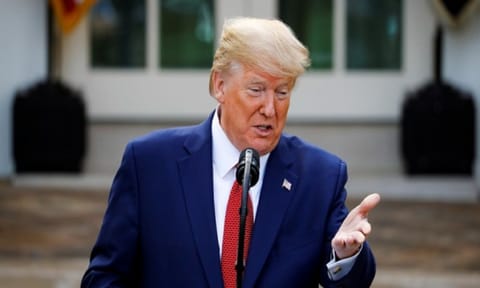 Trump urges senators to get his big tax bill done by July 4th