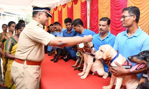 Chennai Police welcomes 11 new canine recruits to strengthen security&nbsp;