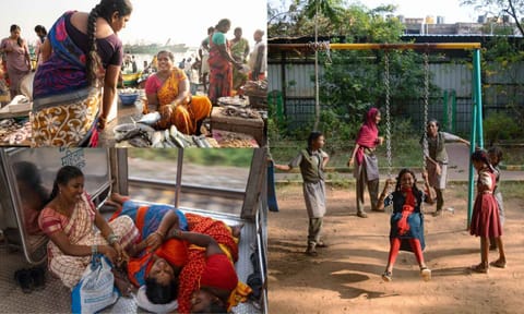 L to R: Captured by Bhuvana Sekar (t),&nbsp; By Harshitha Parthasarathi (b), Through the lens of N Sakthivel&nbsp;