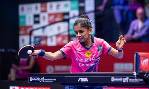 Sreeja Akula was named Indian player of the tie&nbsp;