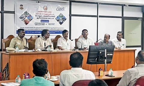 Adiyaman, Assistant Commissioner (Traffic); Jeyakumar I (IRTS); MK Mohan, MLA (Anna Nagar constituency); KJ Praveen Kumar, regional deputy commissioner (Central), GCC